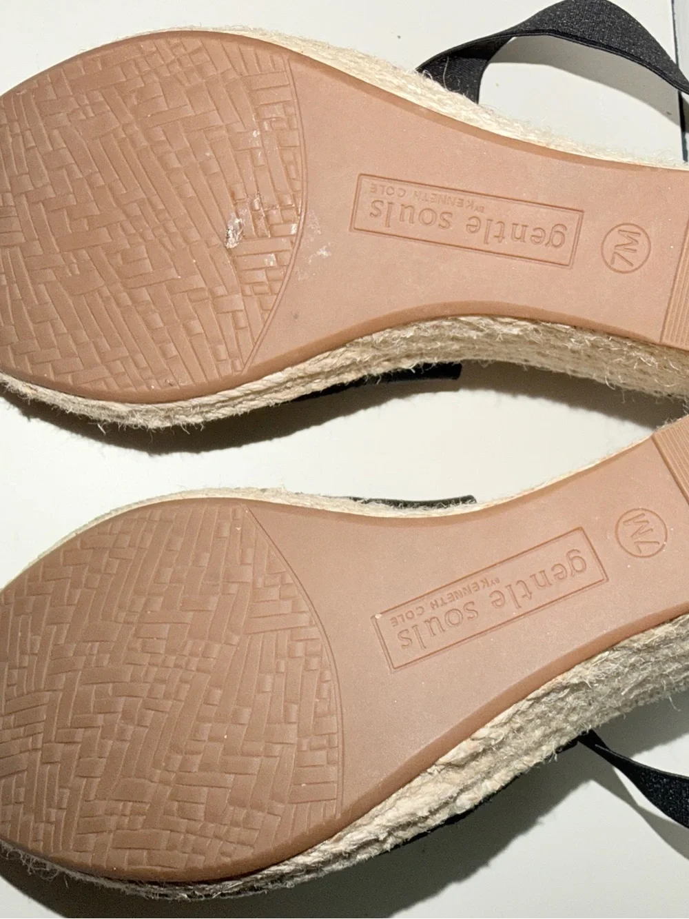 gentle souls black espadrille